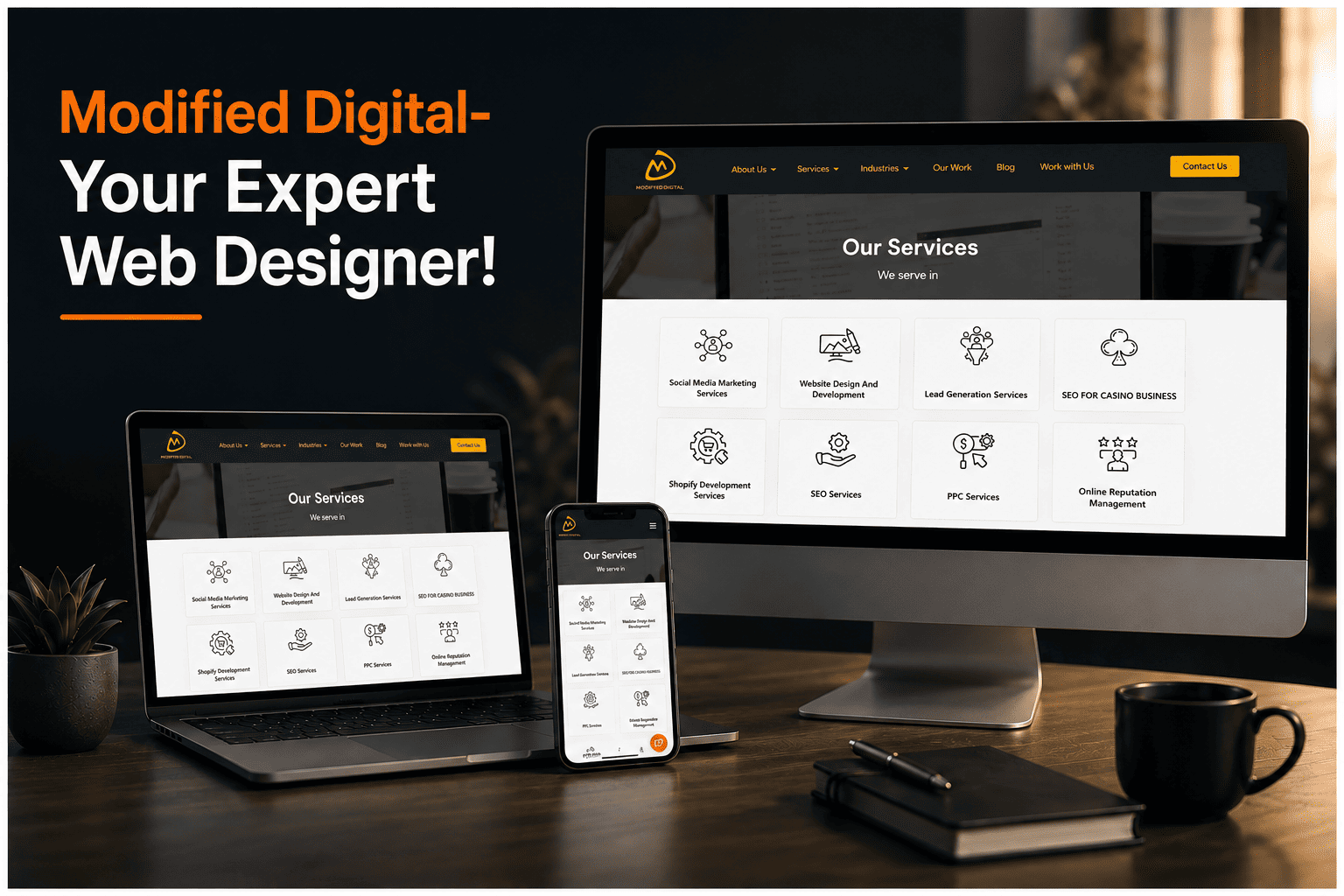 Modifyed Digital- Your Expert Web Designer!