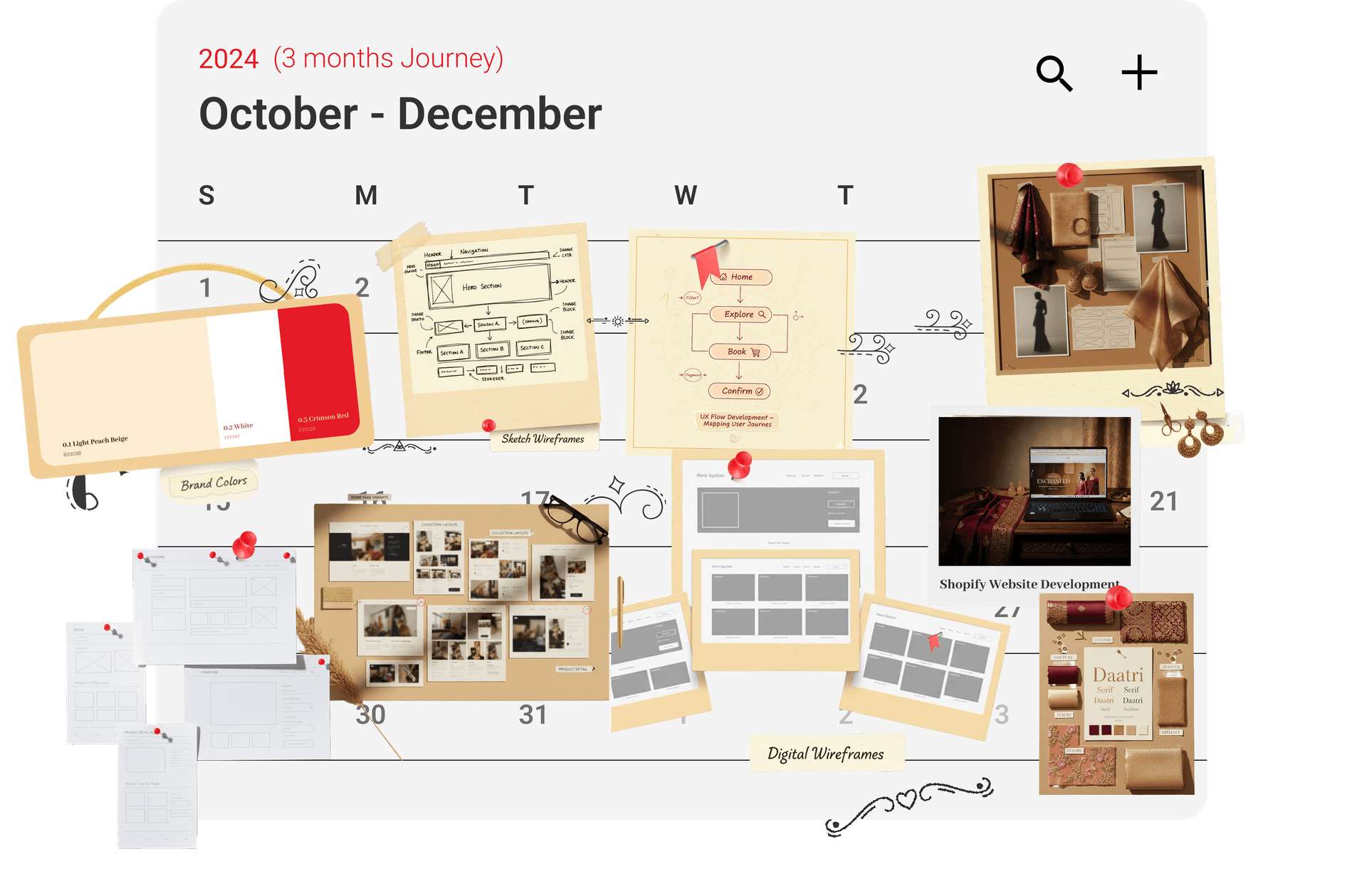 Daatri calendar