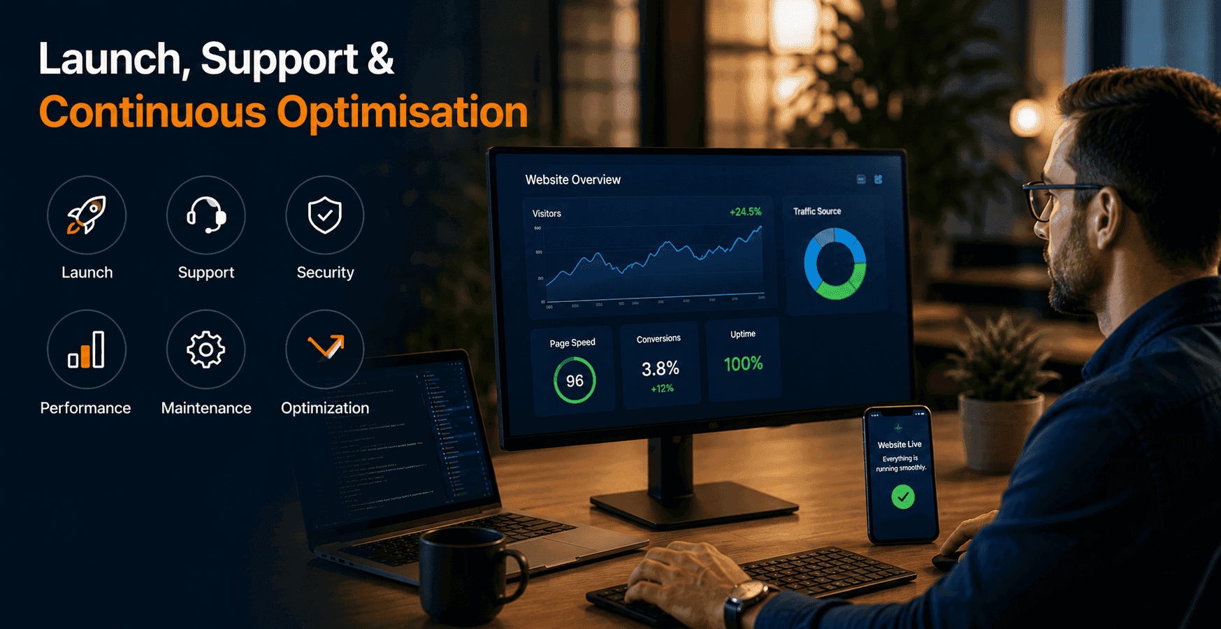 Launch, Support & Continuous Optimisation