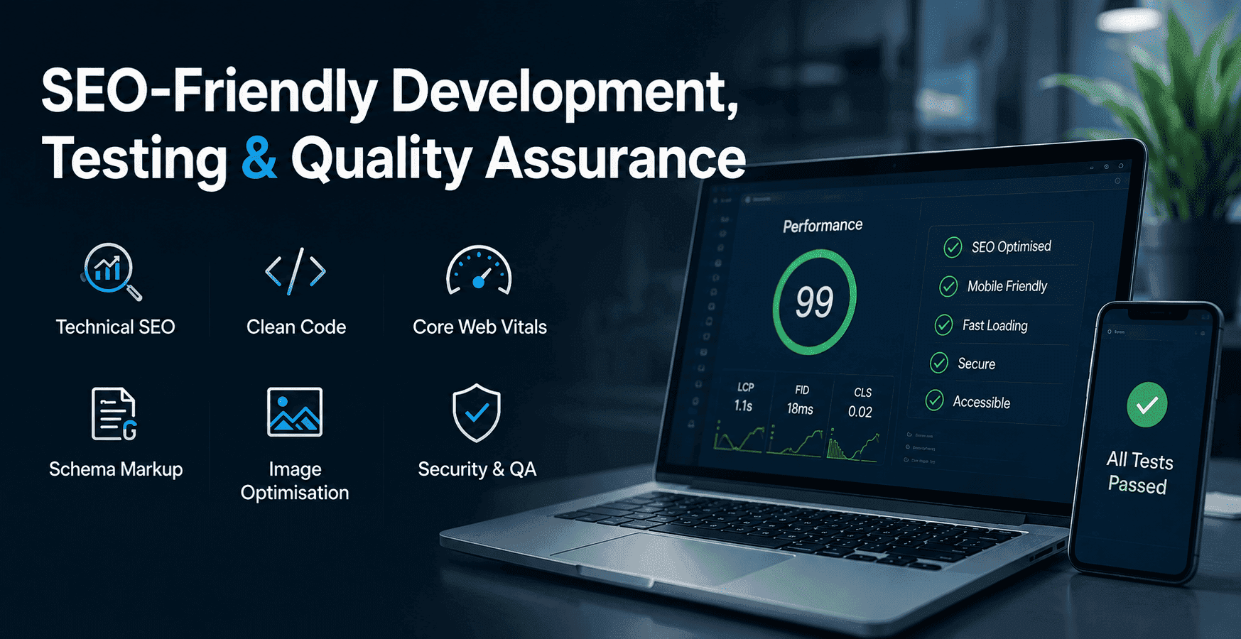 SEO-Friendly Development, Testing & Quality Assurance