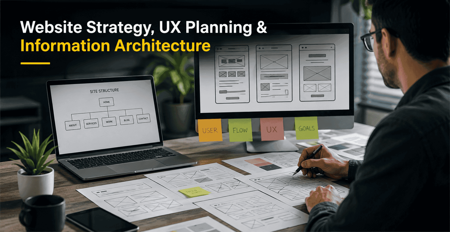 Website Strategy, UX Planning & Information Architecture