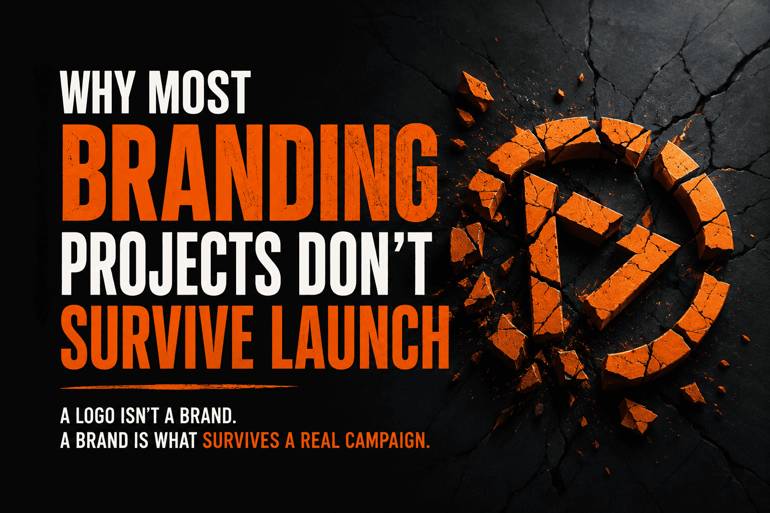 A Logo Isn't a Brand. A Brand Is What Survives a Real Campaign.