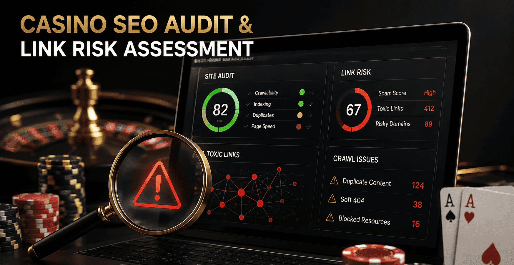 Casino SEO Audit & Link Risk Assessment