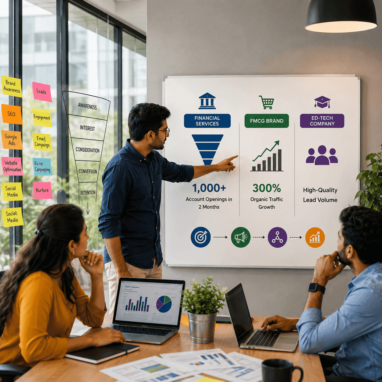 Digital marketing results