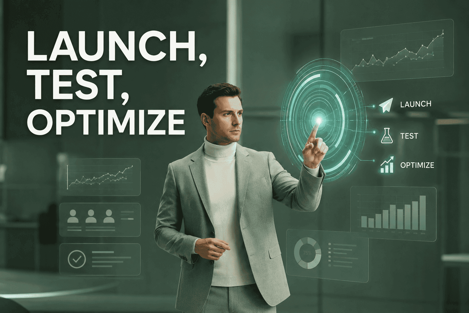 Launch, Test, Optimize