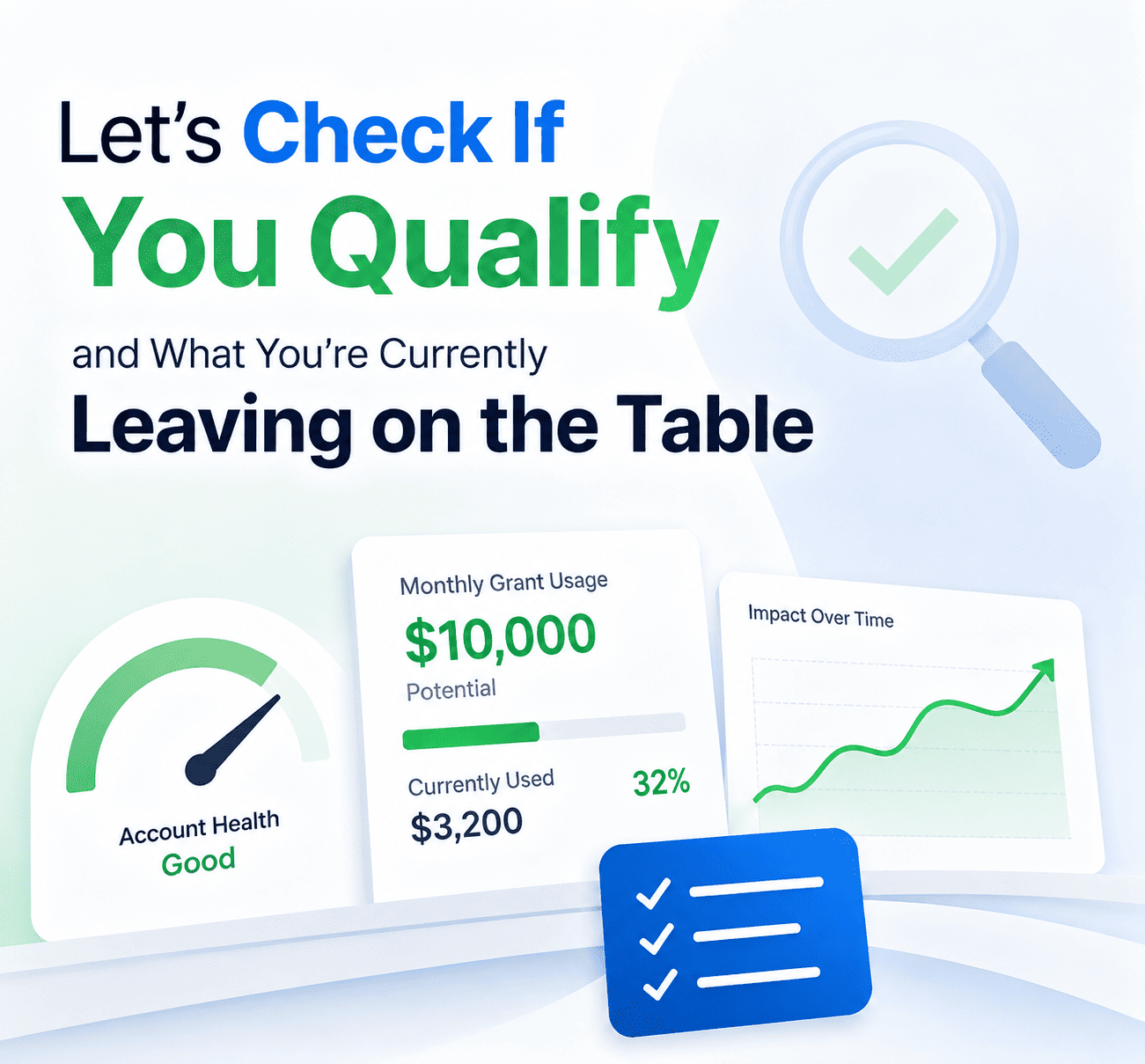 Let's Check If You Qualify and What You're Currently Leaving on the Table