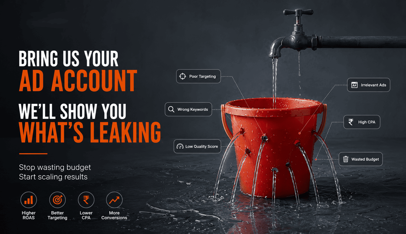 Bring Us Your Ad Account. We'll Show You What's Leaking.