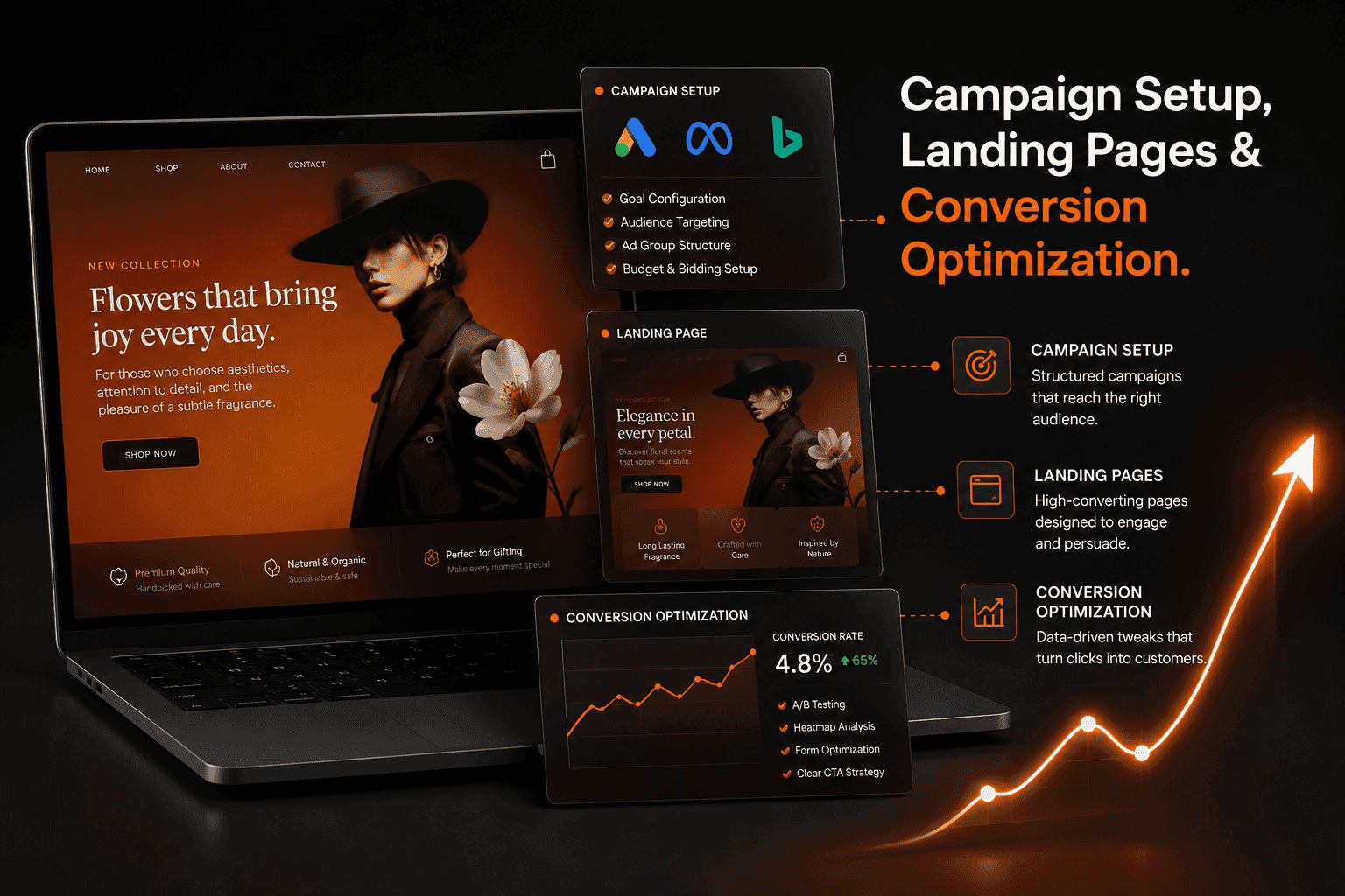 Campaign Setup, Landing Pages & Conversion Optimization
