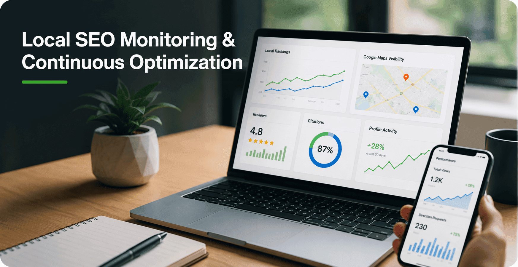 Local SEO Monitoring & Continuous Optimization