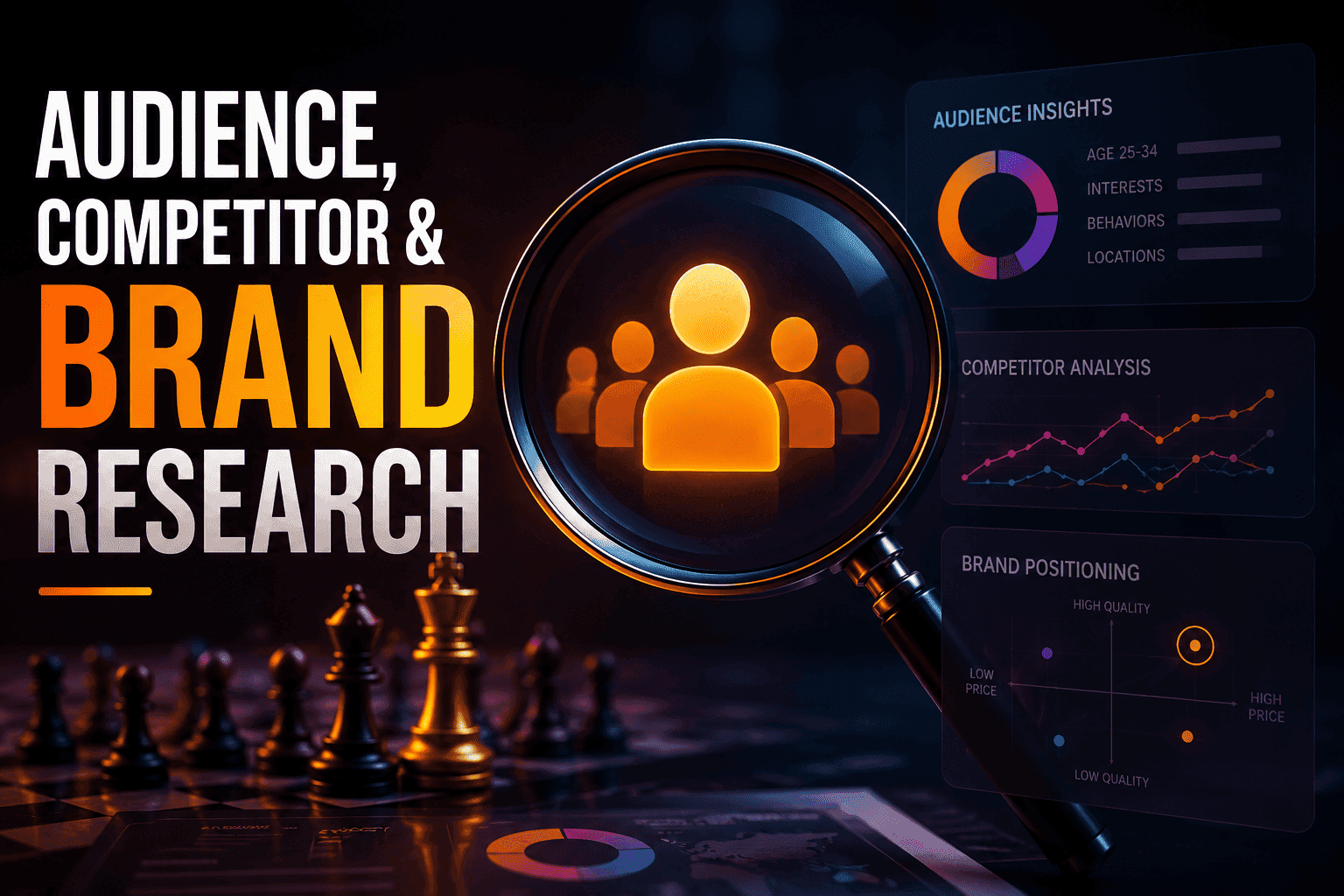 Audience, Competitor & Brand Research